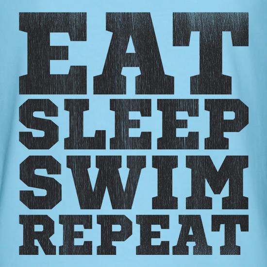 Eat, Sleep, Swim, Repeat t shirt